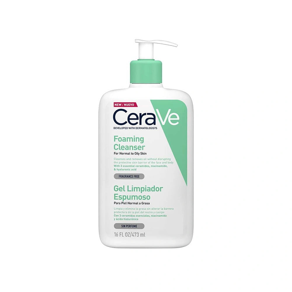 CERAVE GEL LIMPIADOR ESPUMOSO 473ML