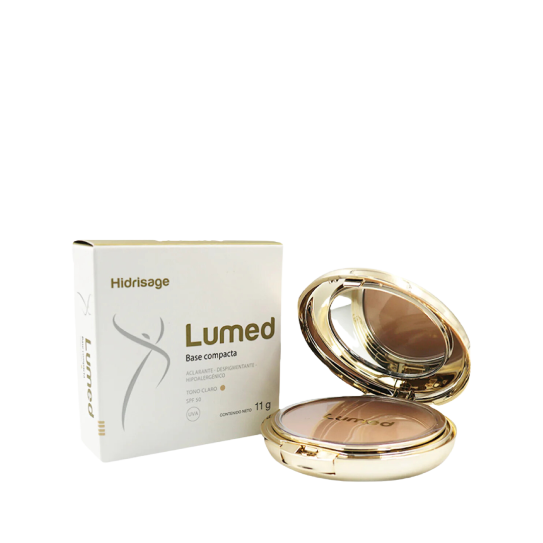 HIDRISAGE LUMED BASE COMPACTA TONO CLARO FPS50 11 G