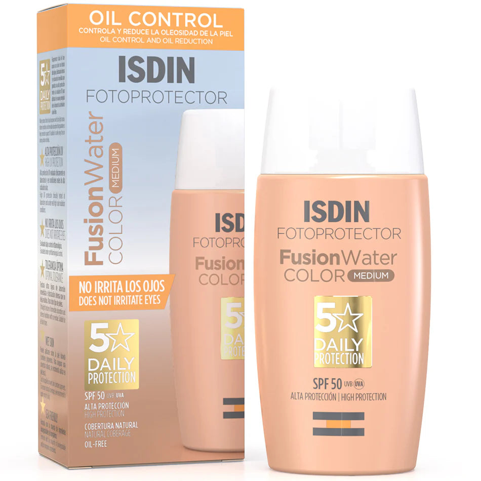 ISDIN FUSION WATER COLOR MEDIUM OIL CONTROL 50 ML