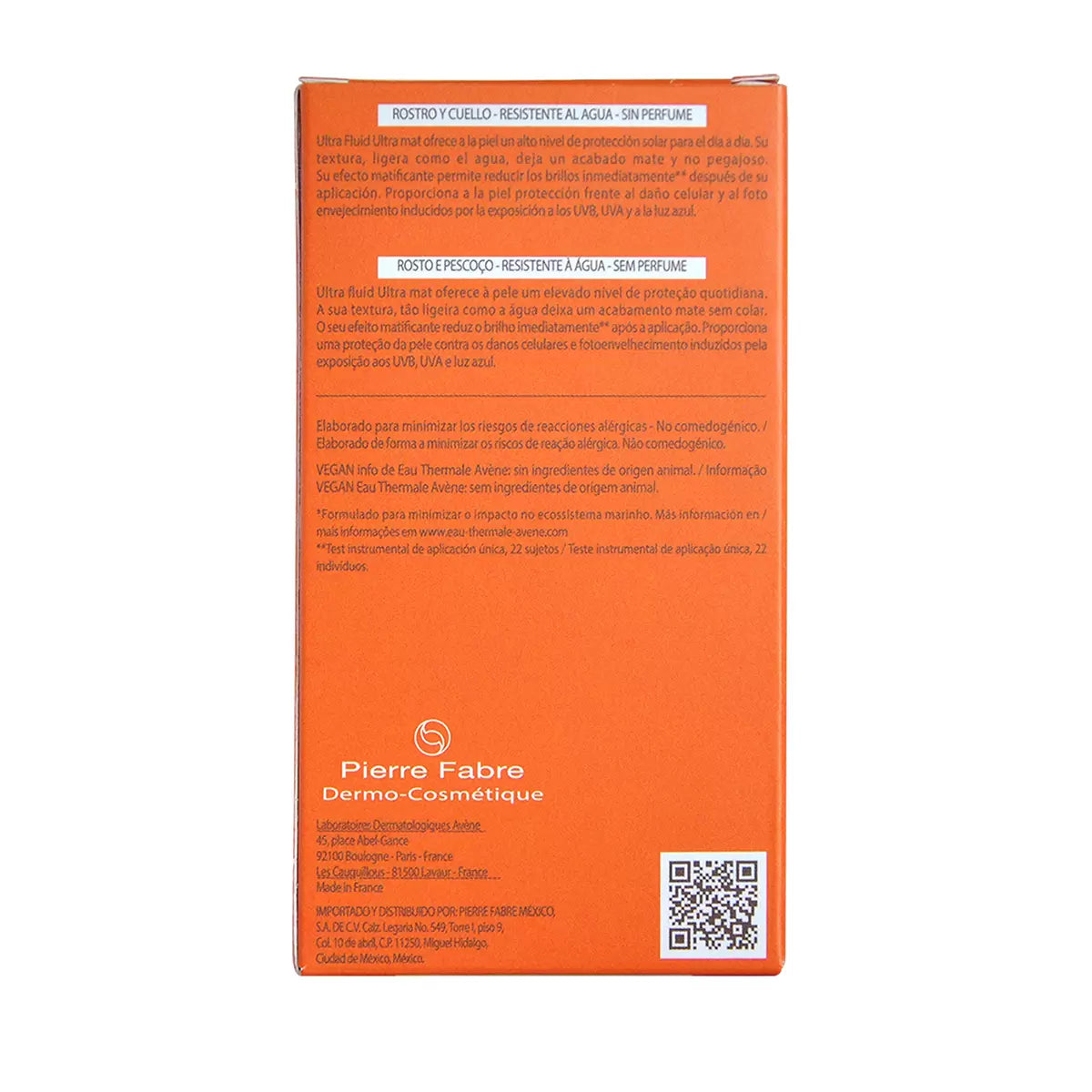 AVENE ULTRA FLUID ULTRA MAT PIEL MIXTA A GRASA FPS50+ 50 ML