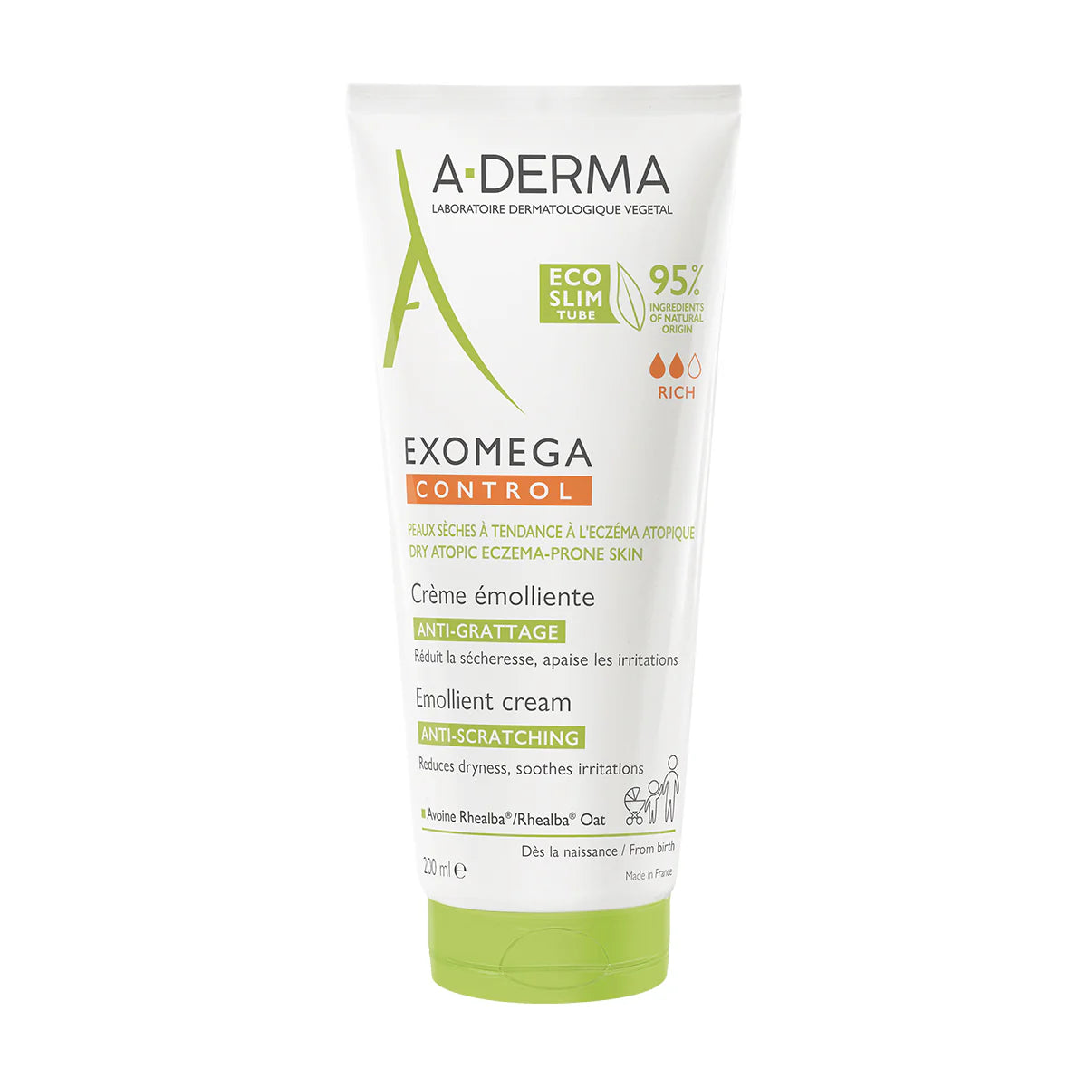 A-DERMA EXOMEGA CONTROL CREMA EMOLIENTE 200 ML
