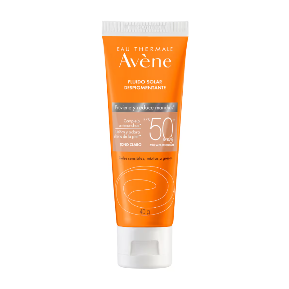 AVENE FLUIDO SOLAR DESPIGMENTANTE TONO CLARO FPS50+ 50 ML