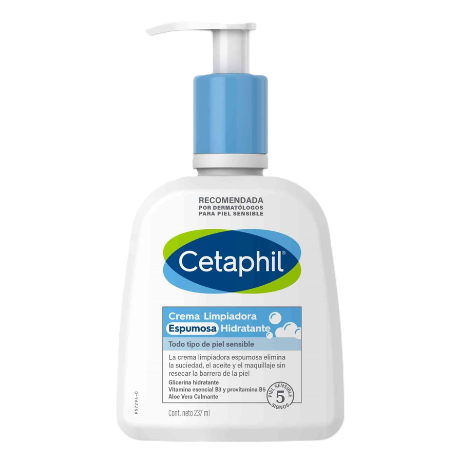 CETAPHIL CREMA LIMPIADORA ESPUMOSA HIDRATANTE 237 ML