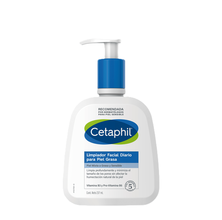 CETAPHIL LIMPIADOR FACIAL DIARIO PIEL GRASA 236 ML