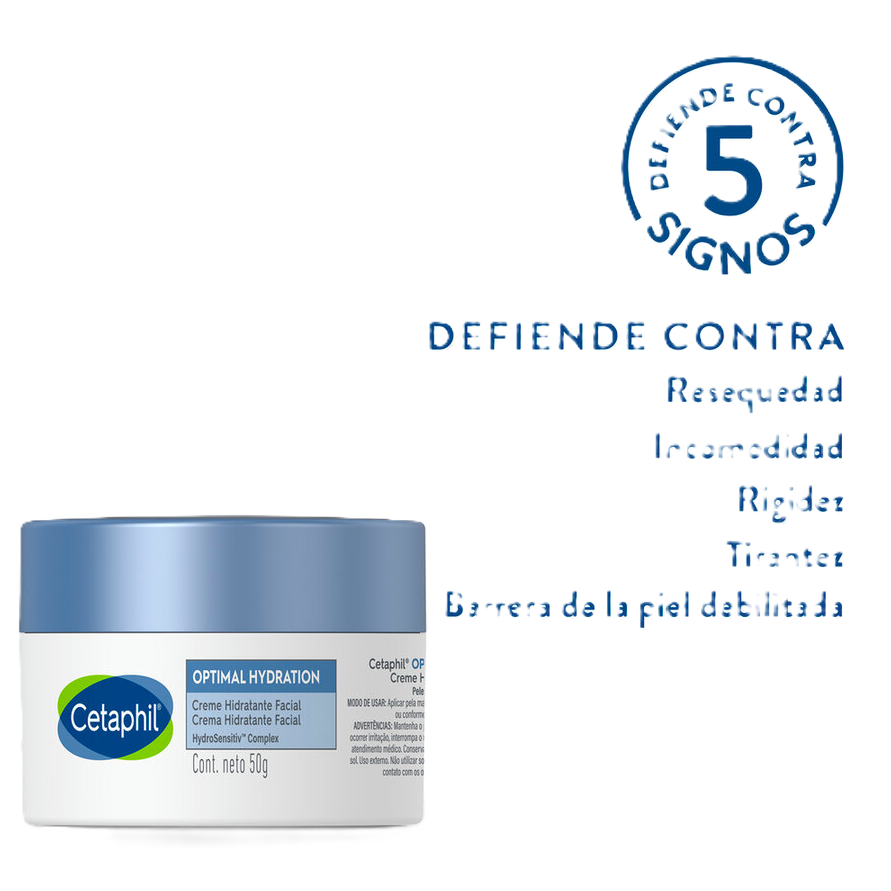CETAPHIL OPTIMAL HYDRATION CREMA HIDRATANTE FACIAL 48 GR