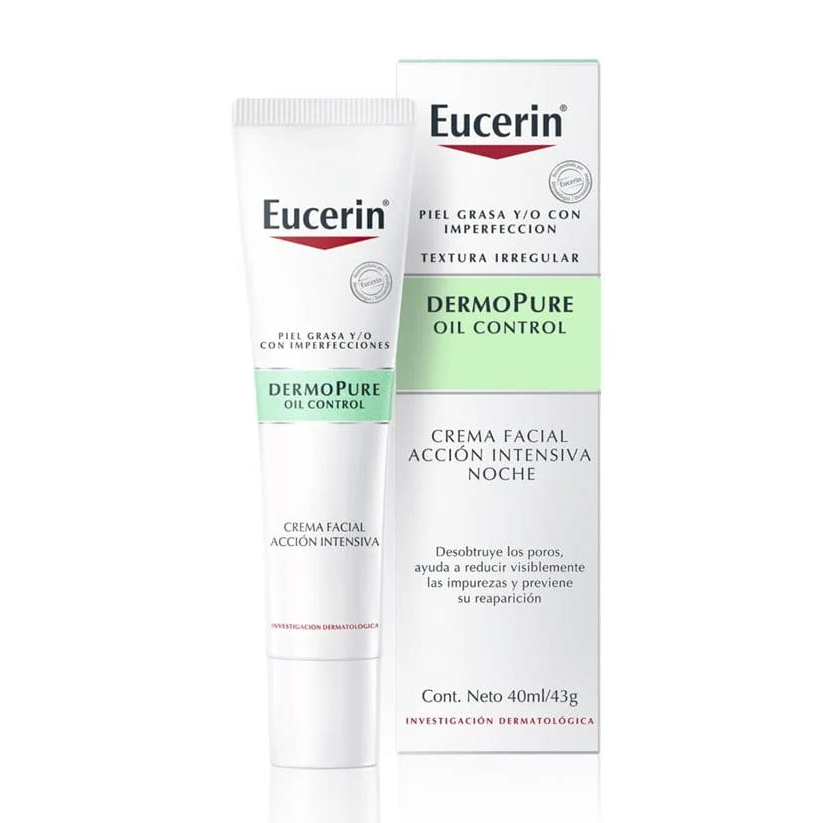 EUCERIN DERMOPURE OIL CONTROL CREMA FACIAL ACCION INTENSIVA NOCHE 40 ML