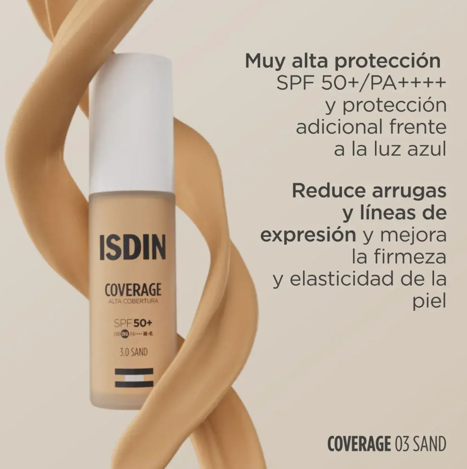 ISDIN COVERAGE SPF50+ 3.0 SAND 30 G