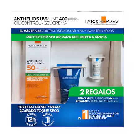 ANTHELIOS UVMUNE 400 GEL CREMA ANTIBRILLO TOQUE SECO SIN COLOR 50ML