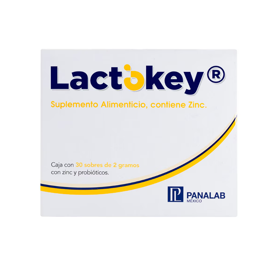 PANALAB LACTOKEY SUPLEMENTO PROBIOTICOS ZINC 30 SOBRES