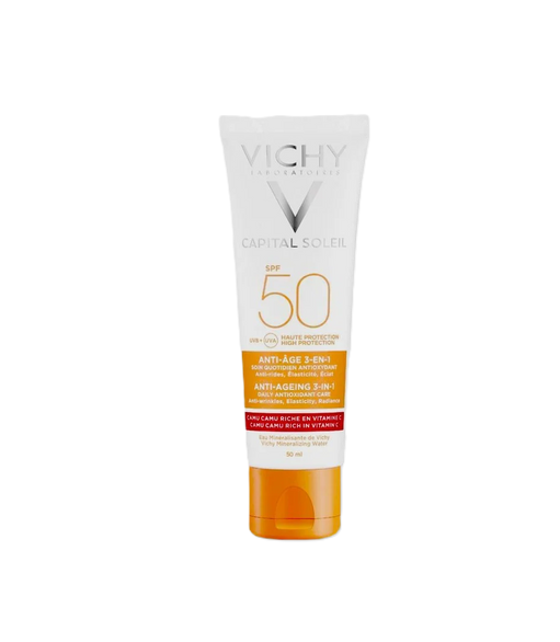 VICHY CAPITAL SOLEY PROTECTOR ANTI EDAD 3 EN 1 50 ML